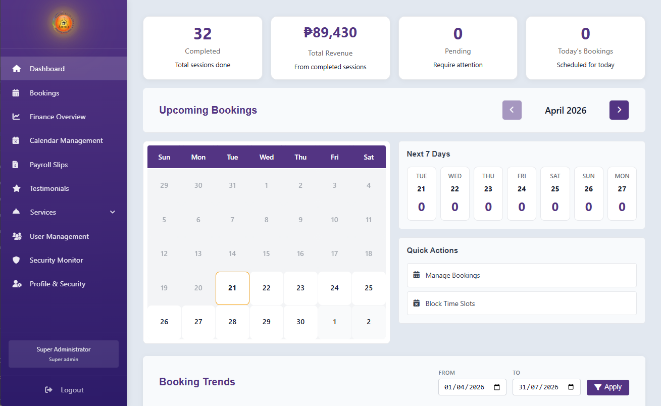 Service Booking System